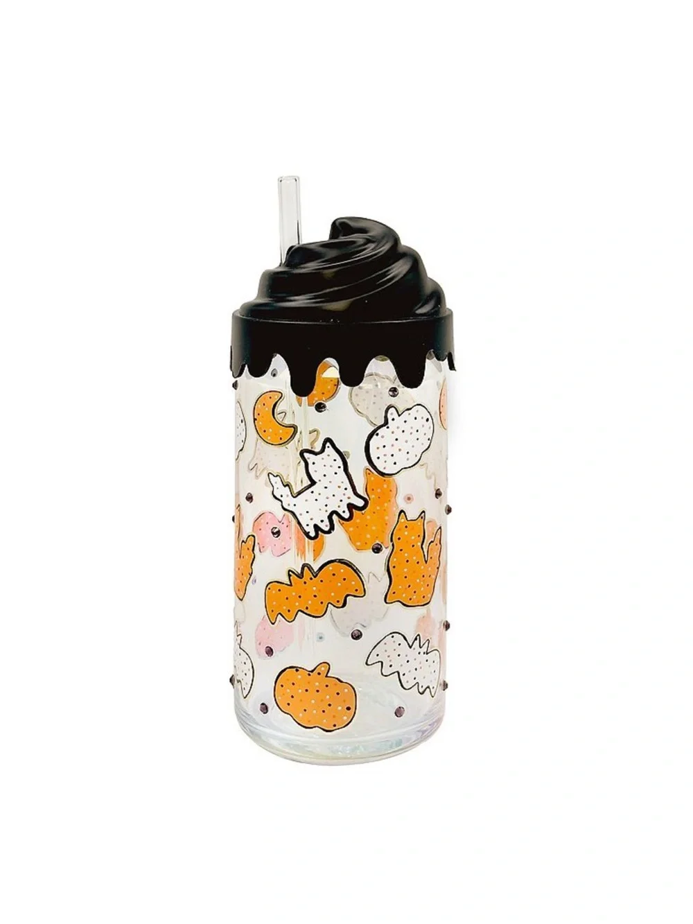 Sheffield Home New Halloween Ghost & Pumpkin Acrylic Tumbler Glads